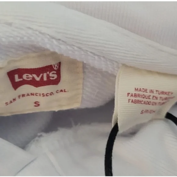 Levi’s X Super Mario Graphic Pullover Hoodie Limited Edition WhiteSize Small